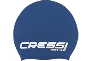 CRESSI Loira Long Hair Swim Cap - Cuffia da Nuoto in Silicone ipoallergenico di Nuova Concezione, ideale per Capelli Lunghi, Adulti