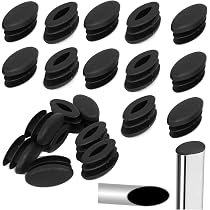 20 Tappi Antiscivolo A U Per Gambe Di Sedie E Amache – Per Tubi 38-42 Mm, In Vinile Resistente, Per Interni Ed Esterni