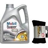 Mobil Super 3000 0W20 Motor Yağı 4L + Gojo Seyahat Boyun Yastığı