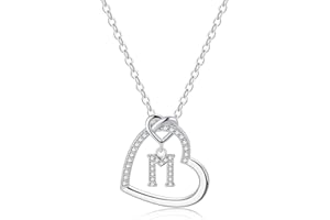 TINGN Heart Initial Necklaces for Girls Women, Dainty Letter Necklace for Teen Girls Heart Necklace Gold Necklaces for Women Trendy Gifts for Women Girls Jewelry for Teen Girls Gifts
