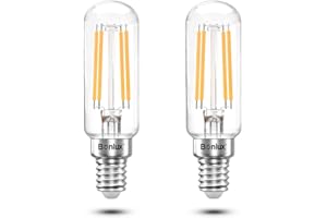 Bonlux E14 Lampe LED pour Hotte de Cuisine 4W Blanc chaud 2700K 4W équivalent à l'ampoule de la Hotte Aspirante 40W pour Hotte de Cuisine, Hotte Aspirante, Lampe à Sel, 2 pièces