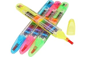 FAMILIO 4 crayons de couleur Ensemble de crayons multicolores pour enfants Idéal comme cadeau de coloriage ou cadeau pour les enfants Convient aux enfants de plus de 1 an