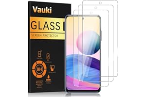 Vauki zestaw 3, szkło hartowane do Xiaomi Redmi Note 10 5G/Poco M3 Pro 5G szkło ochronne ekran, folia HD twardość 9H szkło ultra odporne na zarysowania z wysoką przejrzystością 99% bez pęcherzyków