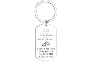 BESPMOSP Gifts For Couples Husband Wife Keychains Jewellery Best Friends Gifts Christmas Presents For Men Women