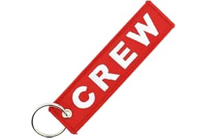 CLJ CHARLES LE JEUNE CLJ - Porte-clés - CREW - EQUIPAGE DE VOL - AVIONS - Rouge - Métiers - Urgence