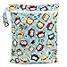 Bumkins Wet and Dry Bag, Owls - Blue