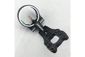 YamazA Compound Bow Sight - Aluminum Alloy 3 Pin Archery Sight With Fiber Optics