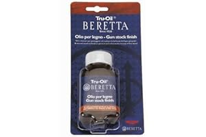 BERETTA Olio Tru-Oil, Fabriqué en USA, pour Produit en Bois, Crosses et Devants. Huile Professionnelle pour Retoucher Le Crosse de Fusil. Excellent Traitement pour Les Finitions en Bois