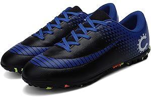 YHLLZY Boys Football Boots Kids Football Shoes Astro Turf Trainers Girls Soccer Athletics Training Shoes Teenager Outdoor Sport Shoes Sneakers for Unisex Kids