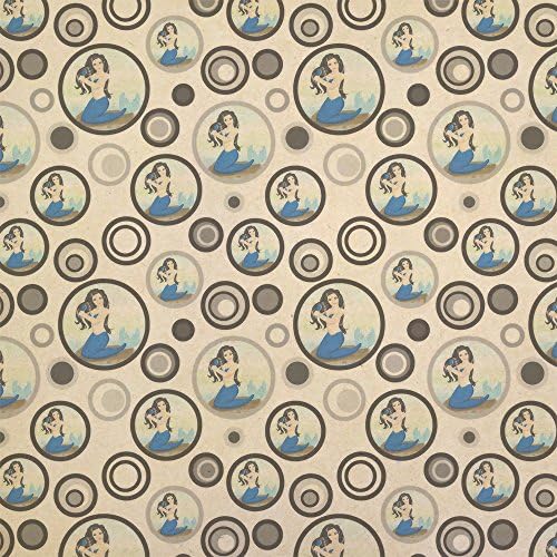 Beautiful Mermaid Kraft Present Gift Wrap Wrapping Paper