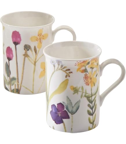 Fromeuropewithlove Secret Garden Mugs Set Of 2 Fine Leg China - View #5