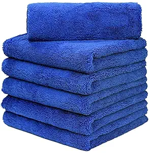 Auto Hub Microfiber Cleaning, Car Washing Cloth/Towel-Pack of 5