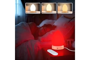 Phylosal 670 nm Rotlicht-Lichttherapielampe für Schlaf und Entspannung, 20.000 Lux Sonnenlampe, Doppelfunktion als Schlafhilfe, 4-farbiges Nachtlicht zur Verbesserung des Schlafes für Erwachsene