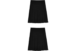 NEXT Mädchen Faltenröcke, 2er-Pack (3 bis 16 Jahre) – SBulletPointm Fit