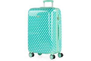 ITACA - Maletas Infantiles Resistentes y Ligeras con Neceser - Maleta Viaje Niña con diseño Colorido y Ruedas Suaves para pequeños viajeros. Candado de Combinación