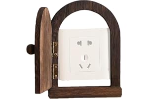 Fairy Door Outlet Cover, Söta Outlet Covers Med Dörr,Sockelskydd massivt trä | Skyddsskydd i massivt trä Självhäftande utloppsskydd Anti-elektrisk stötskydd för barn husdjur