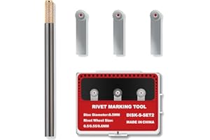 Magicrose Model Rivet Maker Tool with Handle for Model Hobby Craft Building Accessories Tool(Set S2)