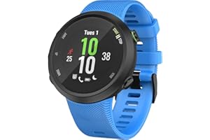 Shieranlee Compatible with Garmin Forerunner 45S Cinturino Silicone Sport Cinturino di Ricambio in Silicone per Garmin Forerunner 45S GPS Smartwatch