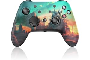 PowerLead Switch Controller - Fortress Pro Controller for Switch Lite/Switch OLED/PC, Wireless Switch Remote Controller Gamepad Joystick with Motion Support, Vibration, Gyro Axis, Wake Up, and Turbo