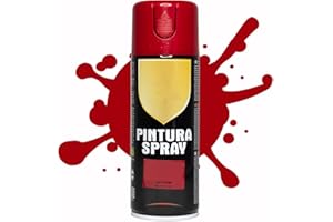 BESCH Pintura Spray 400ml para Metal/Madera/Plástico (Rojo Metalizado, 1 Bote)