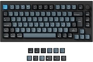 Keychron Q1 Pro 75% Mise en Page Clavier Mécanique sans Fil Personnalisé, Touches Hot-Swap QMK/VIA Programmable, Batterie 4000mAh Cadres en Aluminium K Pro Marron Switch pour Mac/Windows FR-ISO Layout