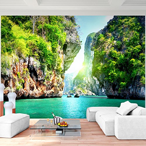 Fototapete Paradise 308 x 220 cm - Vliestapete - Wandtapete - Vlies Phototapete - Wand - Wandbilder XXL - !!! 100% MADE IN GERMANY !!! Runa Tapete 9011010b