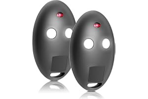 SUOXIOM 2pcs Telecomando Cancello, 433 MHz Telecomando Porta Garage per MITTO2- Mitto2 M, 2 canali Telecomando per automatici cancelli