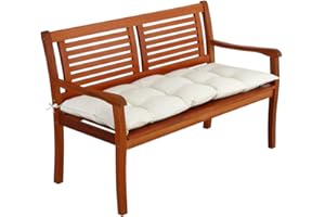 Detex Cuscino per Panca 110x45x8cm Copripanca Cuscini Panche Imbottitura Panchina Interno Esterno