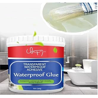 AL- FALAH 300Gm Crack Seal Glue With Brush | Transparen...