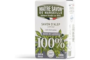 MAITRE SAVON DE MARSEILLE Maître Savon de Marseille - Jabón de Alepo - 100% de origen natural