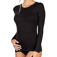 Canotta Donna In Cotone Modal - Spallina Larga Con Pizzo, Made In Italy, Comfort Elevato - Foto 5