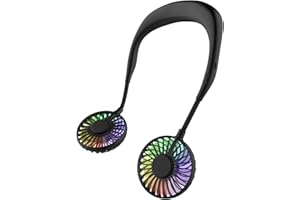 ITSHINY wentylator na szyję, przenośny wentylator, mini wentylator USB, przenośny wentylator na szyję, 3-biegowa chłodziarka powietrzna do użytku na zewnątrz Camping Office Room
