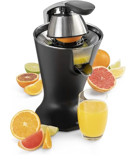 Extracteur De Jus Kitchen Chef 250W - Presse à Froid - Cheminée 85mm - Moteur Induction Silencieux - Inox Noir