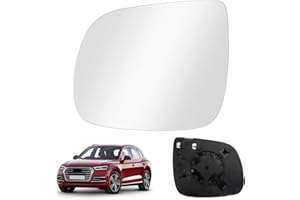 Kamanan Rückspiegelglas Spiegelglas Auto Außen Spiegelglas Ersatz Beheizbar Rückspiegelglas Spiegelglas Außenspiegel für Q5 2008-2016, für Q7 2009-2014 (Links)