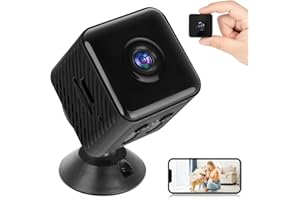 CUTYERBEE X2 Mini Camera, Mini Spy HD Small Camera with Night Vision, 1080P HD WiFi Mini Camera for Home Surveillance