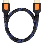 PrimeX Plus PX-05H 0.5 Metre HDMI TO HDMI v2.0 Ultra HD 4K 2160p 3D Kablo, Kısa Hdmi Kablo