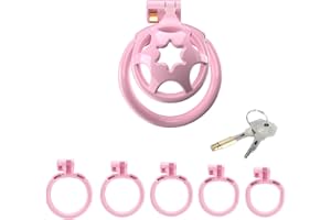 MKGMYGZ Platjaula De Castidad Hombre Sissy Chastity Cage Male Sexuales Para Sexo Pareja Jaula Para El Pene Juguetes Eróticos Para Adultos (WX-2,Pink)