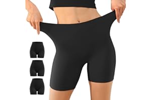 YouShow 3 Pack Pantalon Antirozaduras Mujer Debajo la Falda Pantalones Cortos Vestir Braga Anti Roce