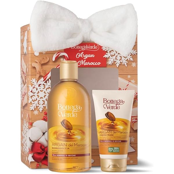Bottega Verde Geschenkbox „Samtiger Ingwer“ – Duschgel, Körperbutter, Handcreme, Lippenbalsam & Armband