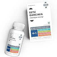 Setu Garcinia - Healthy Weight Loss For Men And Women - Metabolism Boosting - Suppress Appetite - Better Performance - 65% Garcinia Cambogia Extracts- 90 Veg Capsules