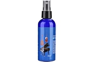 TOUISEDGI Premium Guitar Care, Nettoyant Liquide Portable 100 ML pour Instrument de Musique en Bois Violon Piano Guitare Nettoyage et Entretien
