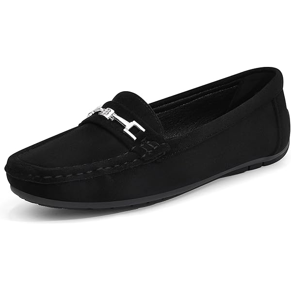 Marc Joseph New York Mocassini da donna Peters Street, Nappa nera., 37 EU