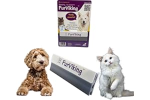 Furviking Pet Hair Remover For dog & cat | Reusable | Easily cleans Animal & Pets Fur from Fabrics,Sofa, Bed, Carpet and Car| Redesigned Lint Rollers System