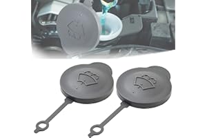 ‎GIONAR GIONAR 2 Stück Scheibenwaschdeckel für Nissan Micra K13 (2010-2016), 289131HA3A Auto-Flaschenverschluss, Wassertankdeckel, Grau Kunststoff Scheibenwischer-Waschflüssigkeitsbehälter Deckel