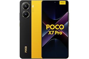 Xiaomi POCO X7 Pro smartphone, 8+256GB, yellow, 50MP main camera with OIS, 6000mAh (typ) battery with 90W HyperCharge, IP68, AI features (no charger included), 2 year Warranty