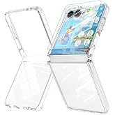 CONSTRAIN - Galaxy Z Flip 7 ile uyumlu Samsung Kılıf K&ouml;şe Korumalı Antişok Şeffaf Silikon Kapak + Ekran Koruyucu Cam Set