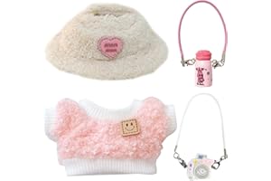 GENERIC DAVBNM Stylish Kawaii Outfit Set, Doll Clothes, Suitable For Stylish Accessories 15cm 17cm La-Bu-Bu Doll
