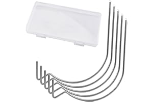 Morobor Lot de 30 crochets de suspension en acier inoxydable pour cloison sèche - Pour accrocher des photos, miroirs, cadres, horloge, étagères ou pots de fleurs