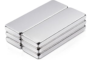 MIN CI 6pcs Imanes Extra Fuertes Pequeño Imanes de Neodimio 30 x 10 x 3 mm Mini Imanes Rectangulares Planas Placas Magnéticas para Frigoríficos Pizarra Armario Cocina