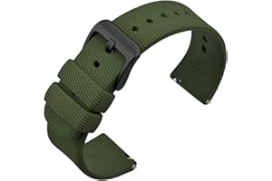 ANNEFIT Correas de Reloj de Silicona para Hombre y Mujer, Pulsera de Repuesto de Liberación Rápida, 14mm 16mm 17mm 18mm 19mm 20mm 21mm 22mm 24mm